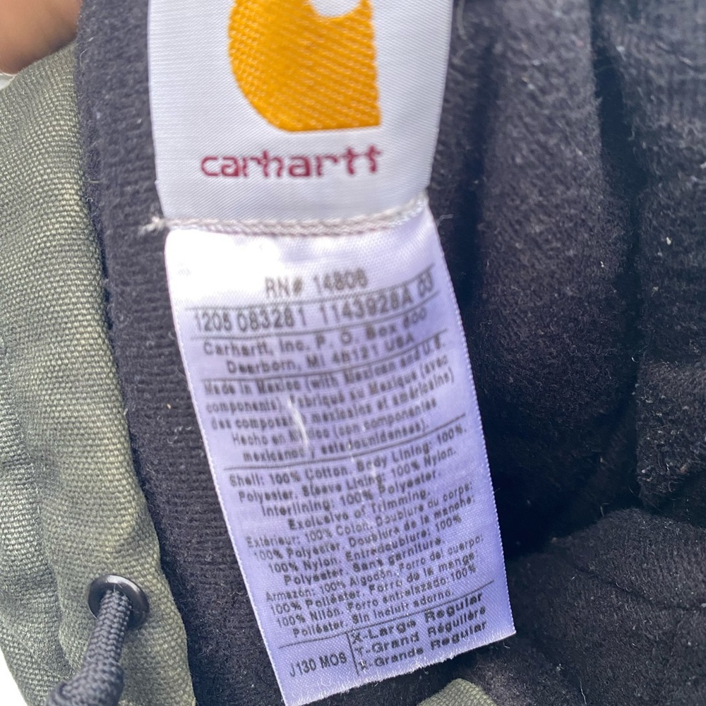 (SOLD) Vintage Carhartt Jacket Forest Green - Picture 4 of 4